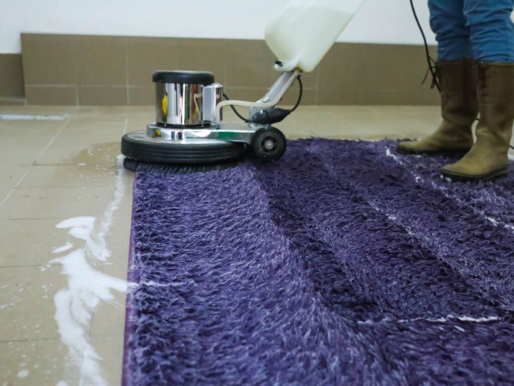 Lavage de tapis